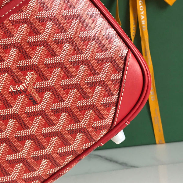 SAINT JEANNE BAG 35 IN CANNON PINK GOYARDINE CANVAS AND CALFSKIN