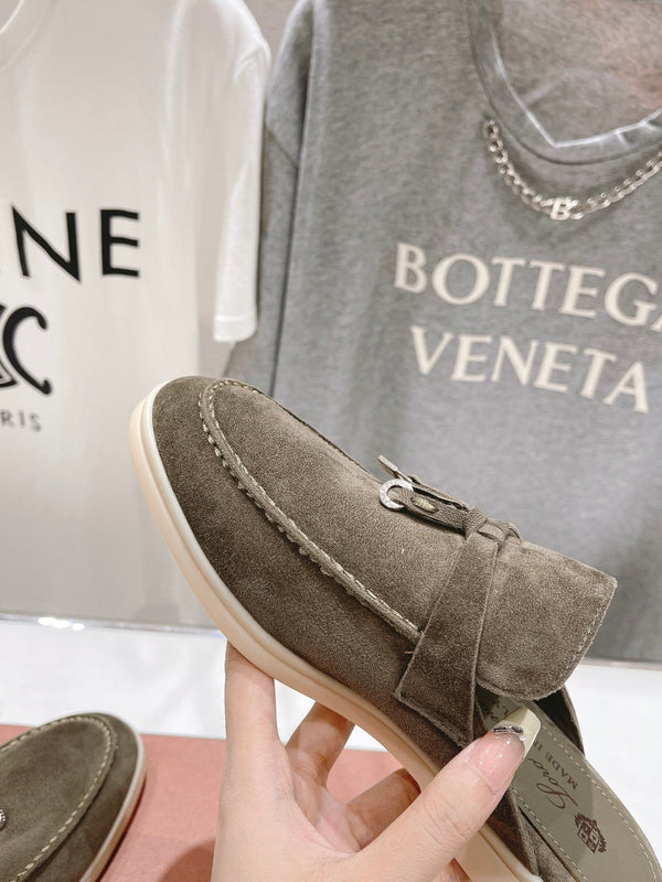 MOCASSINI LP CHARMS WALK BABOUCHE IN CAMOSCIO CEDRO