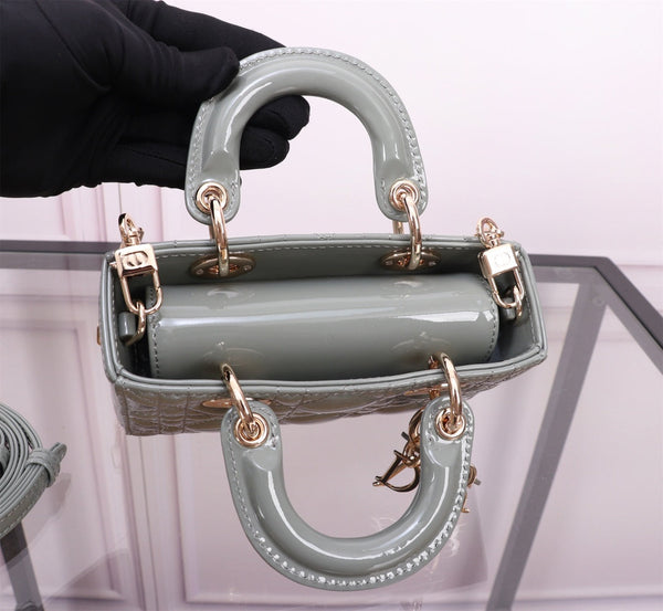 MICRO LADY D-JOY 16.5 ROCK GRAY LAMBSKIN