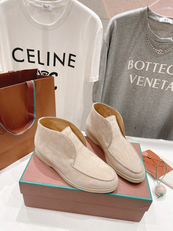 LP HIGH TOP OPEN WALK LOAFERS BEIGE SUEDE