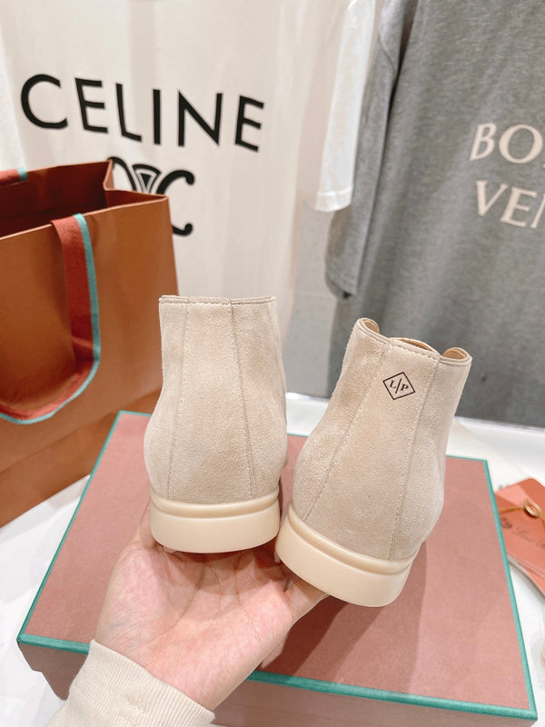 LP HIGH TOP OPEN WALK LOAFERS BEIGE SUEDE