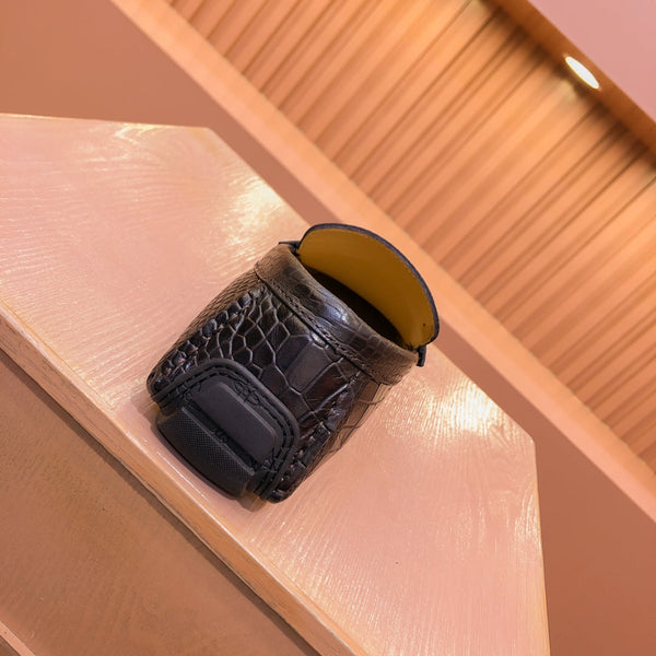 LV LOAFER IN BLACK DAMIER CALFSKIN