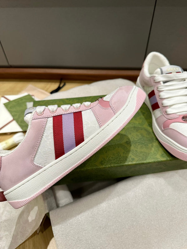 SCARPA DA STIVALETTO GG SCREENER DA DONNA IN PELLE DI VITELLO ROSA CHIARO