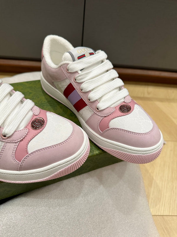 SCARPA DA STIVALETTO GG SCREENER DA DONNA IN PELLE DI VITELLO ROSA CHIARO