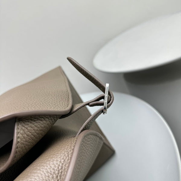 The Row Margaux 17 Taupe Calfskin