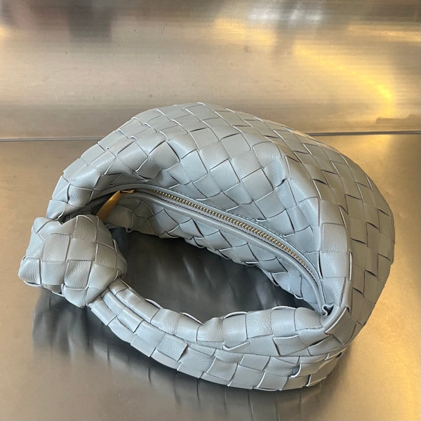 mini jodie 28 grey lambskin