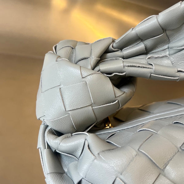 mini jodie 28 grey lambskin