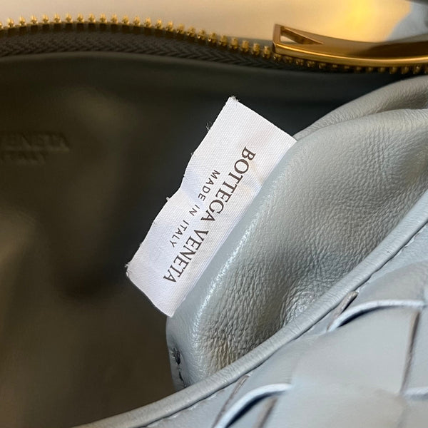 mini jodie 28 grey lambskin