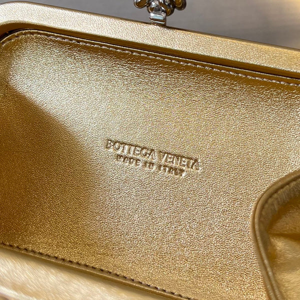 SILVER KNOT 19 IN GOLDEN LAMBSKIN