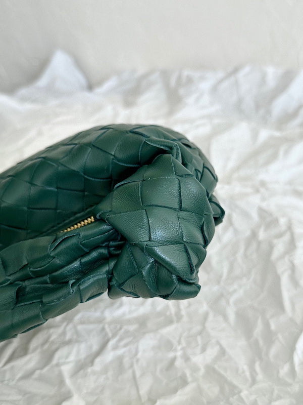 mini jodie 28 sherpa in pelle di agnello blu