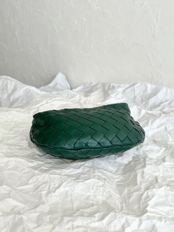 mini jodie 28 sherpa in pelle di agnello blu