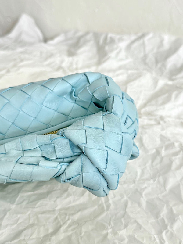 mini jodie 28 cloud blue pelle di agnello