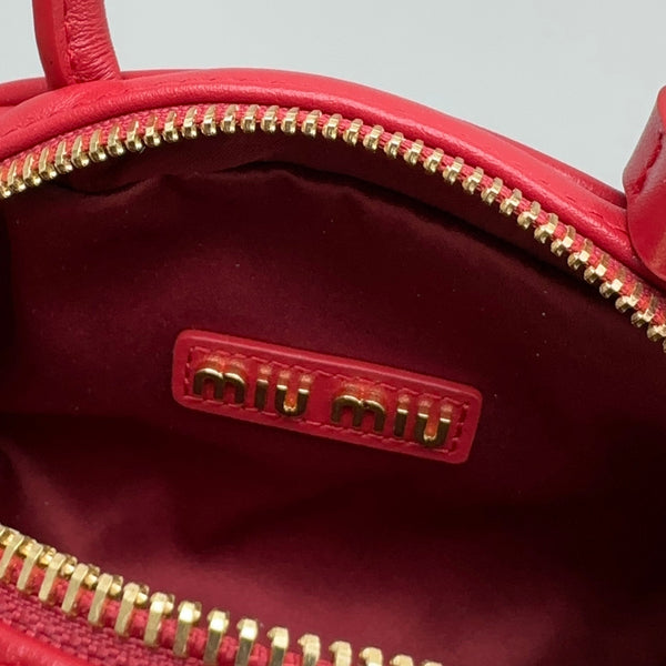 TOP-HANDLE 18 BAG IN RED CALFSKIN