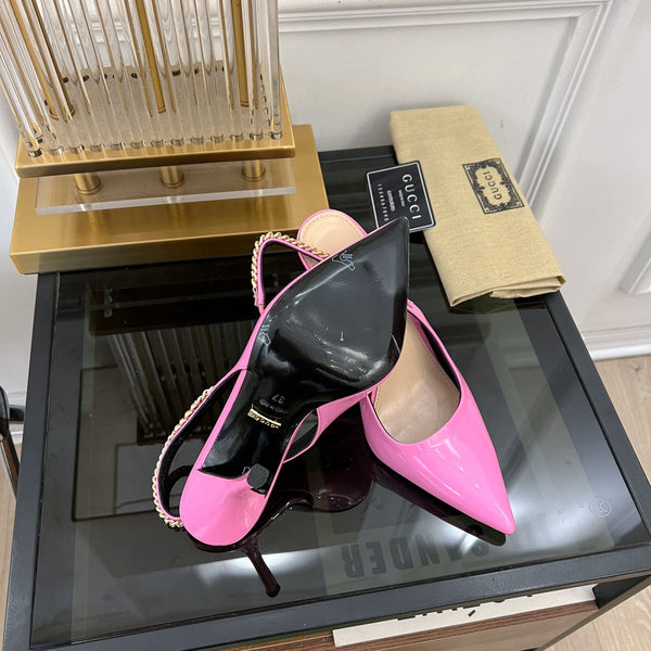 DÉCOLLETÉ GG SIGNORIA SLINGBACK IN PELLE DI AGNELLO TAFFY