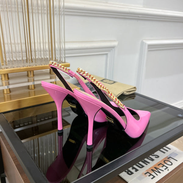 DÉCOLLETÉ GG SIGNORIA SLINGBACK IN PELLE DI AGNELLO TAFFY