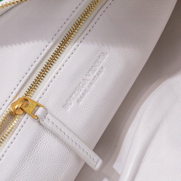 piccola jodie 48 in pelle di agnello bianca