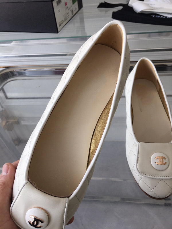 ballerina trapuntata oro bianco cc lock