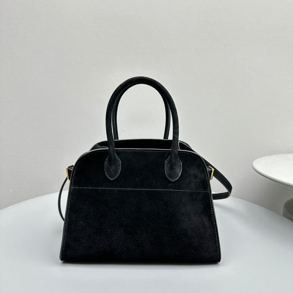 The Row Margaux 10 26cm Tote Bag In Suede
