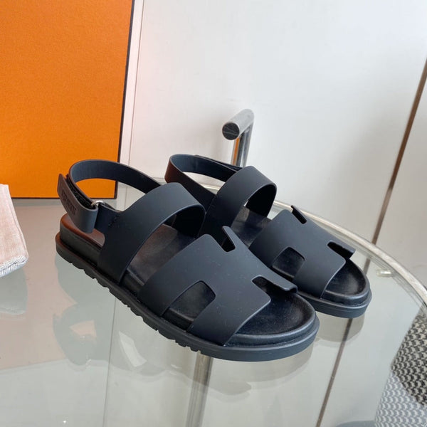 Genius Sandal Black Leather