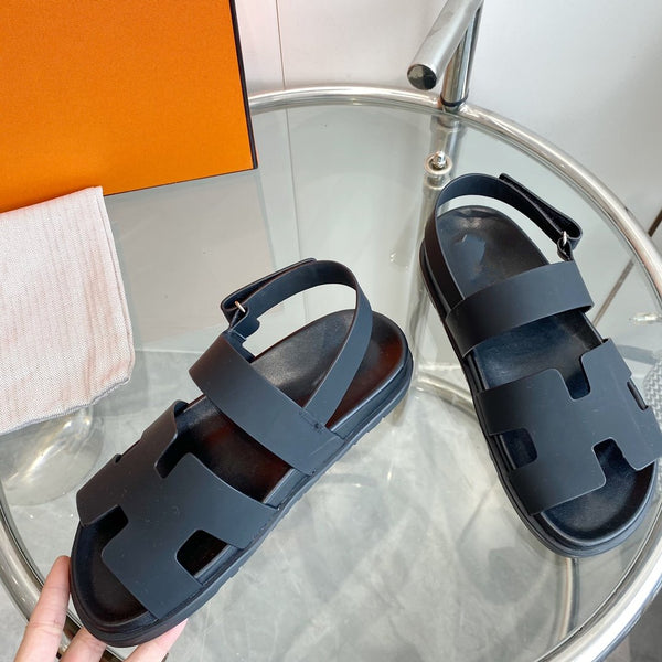 Genius Sandal Black Leather