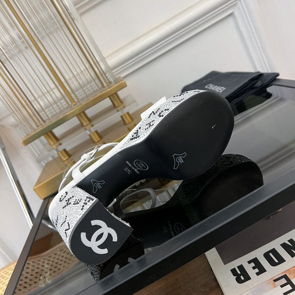 sandalo slingback 90 in pelle di agnello bianca