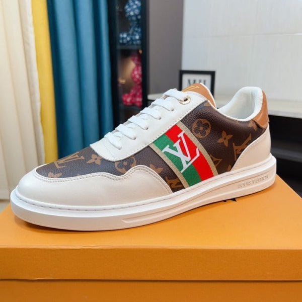 LV RIVOLI BIANCO MARRONE MONOGRAMMA