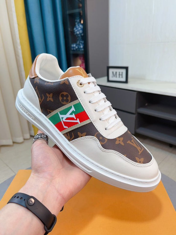 LV RIVOLI BIANCO MARRONE MONOGRAMMA