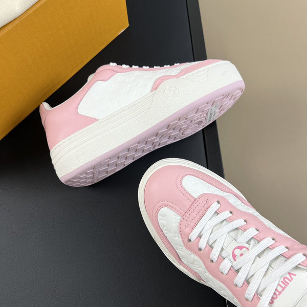 LV GROOVY SNEAKER PINK WHITE