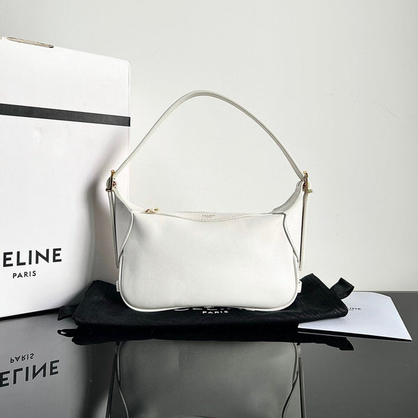 MINI SOFT 19 BORSA A MANO IN PELLE DI VITELLO BIANCA