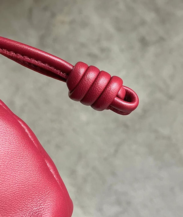 Flamenco Cluth Dark Burgundy Calfskin