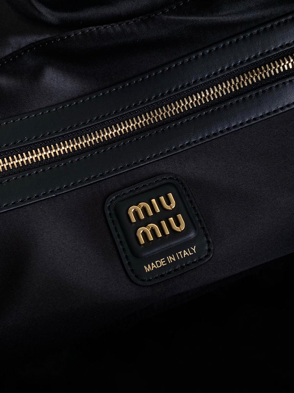 BEAU BAG 34 IN BLACK LEATHER