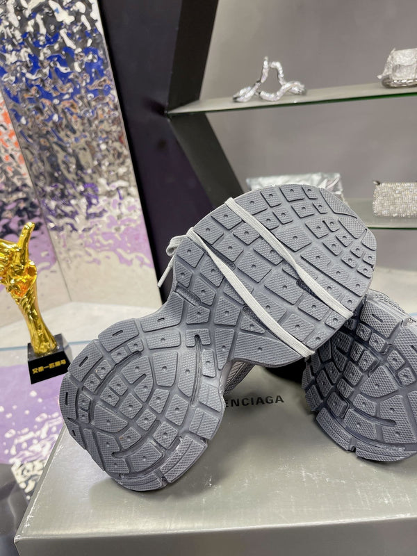 SNEAKER 3XL IN RETE E POLIURETANO TUTTO GRIGIO