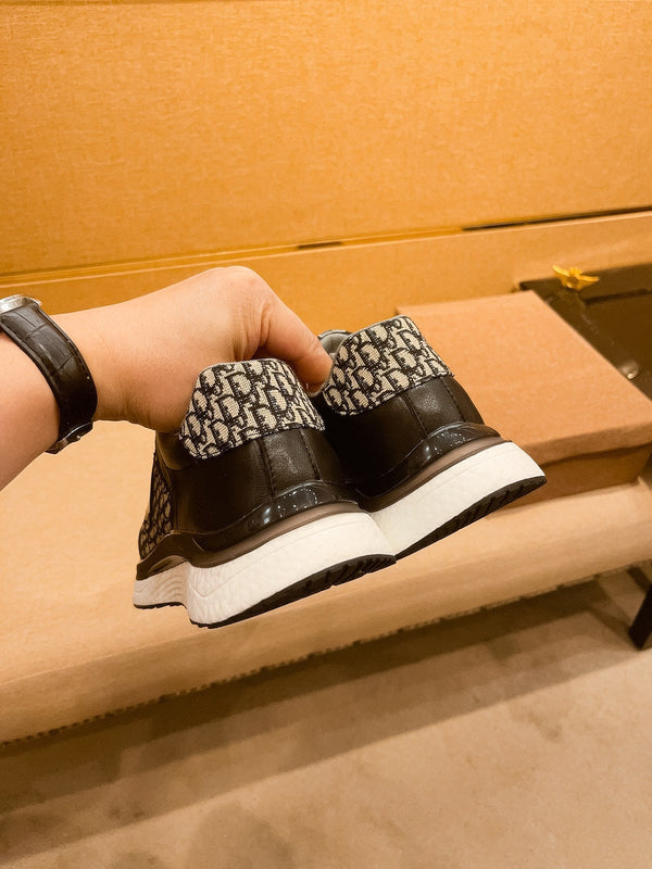 CD SALVATORE FERRAGAMO SNEAKER BLACK JACQUARD