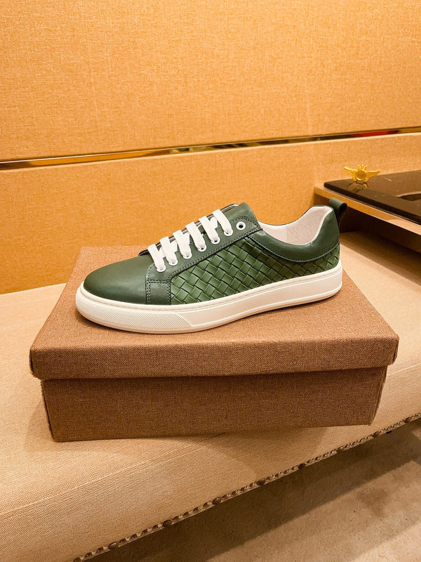 GG Men's Sneaker Green Cowhide 729093