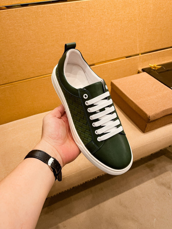 GG Men's Sneaker Green Cowhide 729093