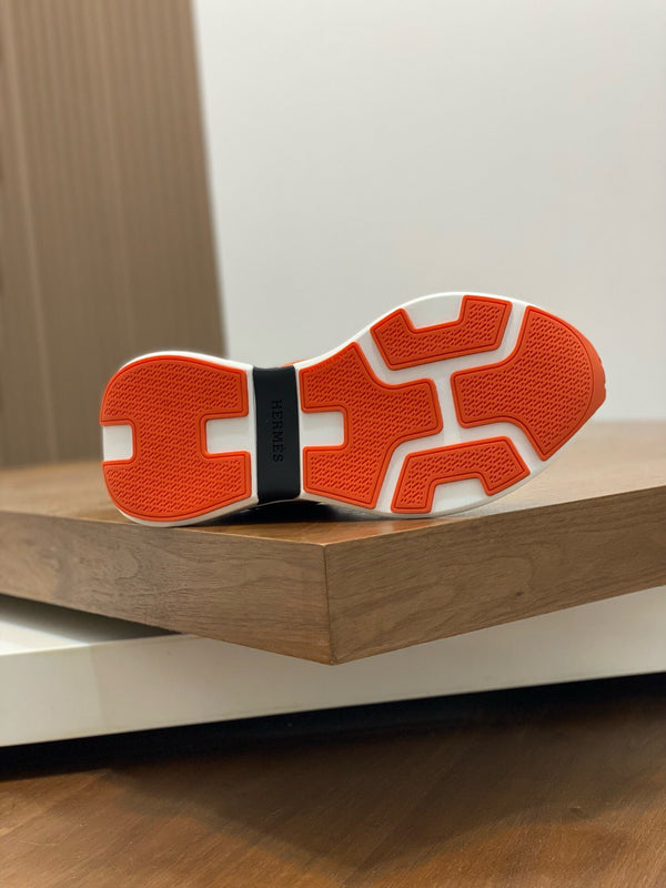 HM HOGAN SNEAKER NAVY CALFSKIN AND SUEDE