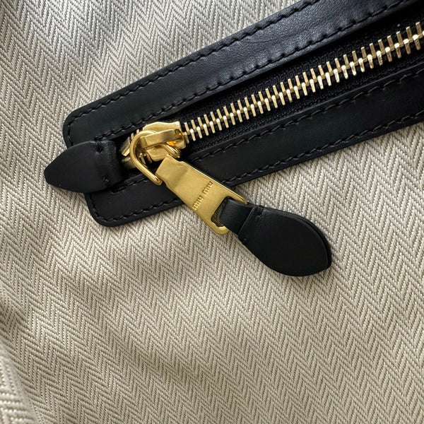 BORSA HOBO 40 IN PELLE DI VITELLO NERA PATCHWORK