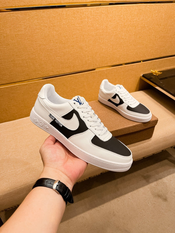 LV AIR FORCE 1 SNEAKER BLACK AND WHITE