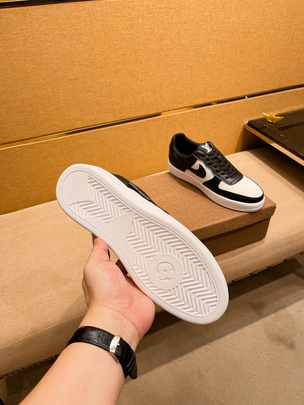 LV AIR FORCE 1 SNEAKER BLACK MIX WHITE