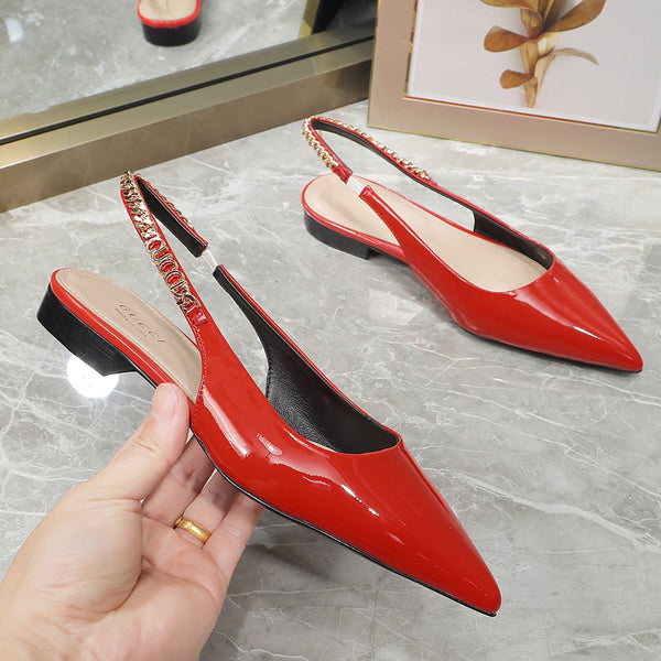 GG Signoria Slingback Flat orange