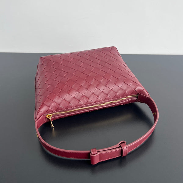 BORSA WALLACE 22 IN PELLE DI VITELLO ROSSO SCURO