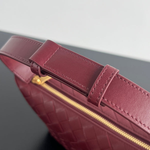 BORSA WALLACE 22 IN PELLE DI VITELLO ROSSO SCURO