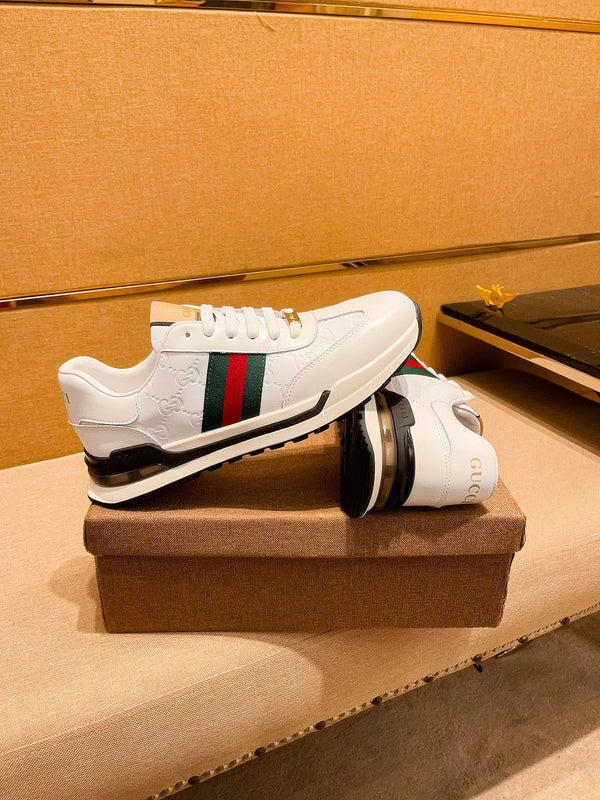 GG Men's ACE Sneaker White Cowhide 108037