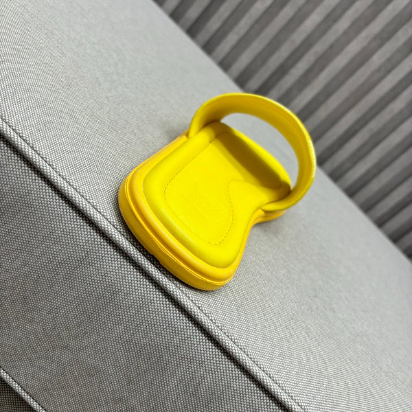 LV VENICE MULE SLIPPERS LEMON YELLOW DAMIER