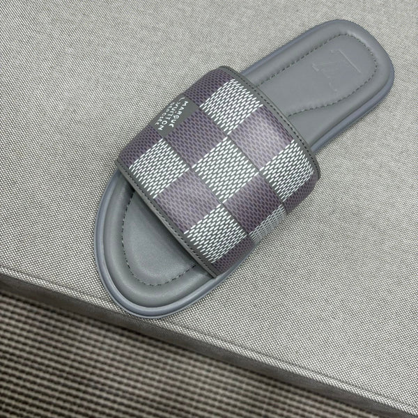 LV VENICE MULE SLIPPERS GRAY DAMIER