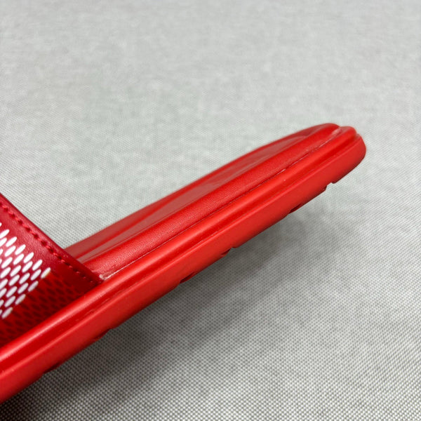 LV VENICE MULE SLIPPERS CHERRY RED DAMIER