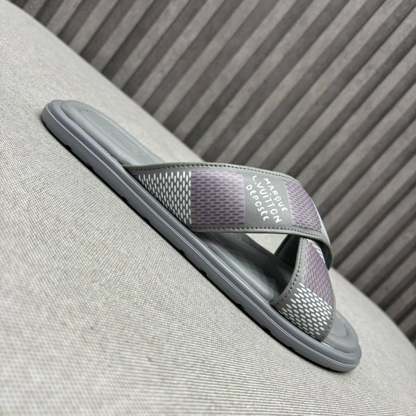 LV VENICE MULE SANDALS GRAY