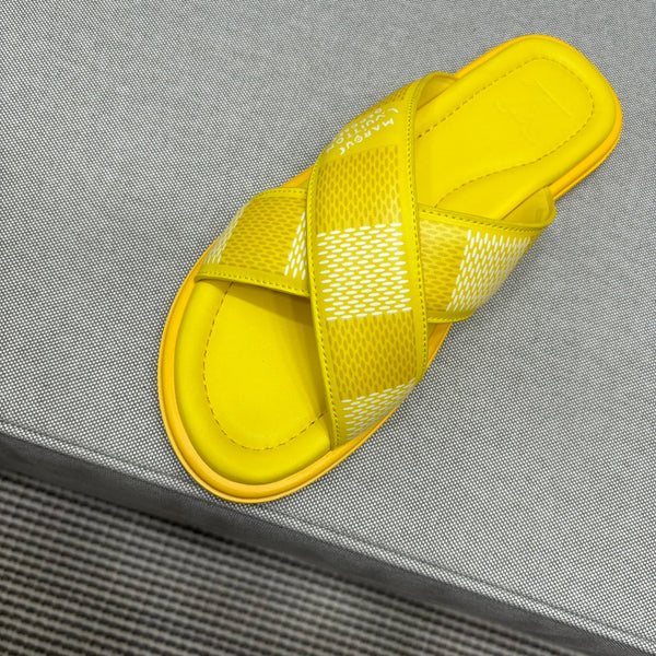 LV VENICE MULE SANDALS LEMON YELLOW