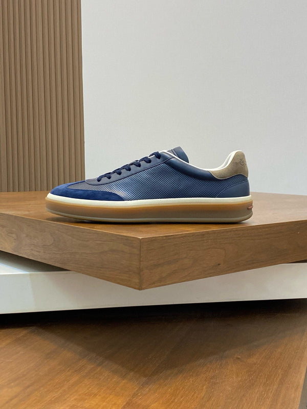 LP 360 TENNIS WALK SNEAKERS IN VITELLO MESH BLU MARINO