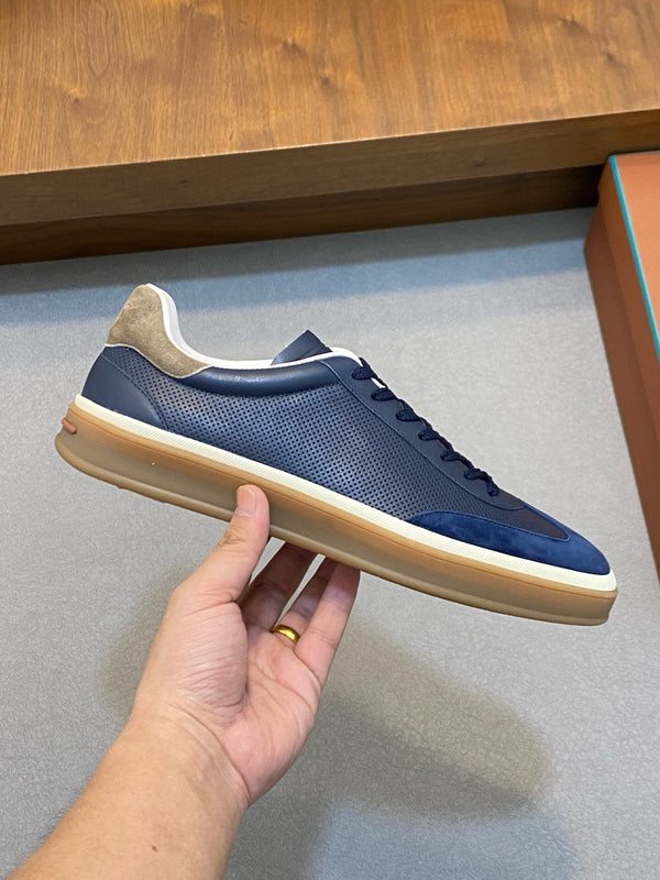 LP 360 TENNIS WALK SNEAKERS IN VITELLO MESH BLU MARINO